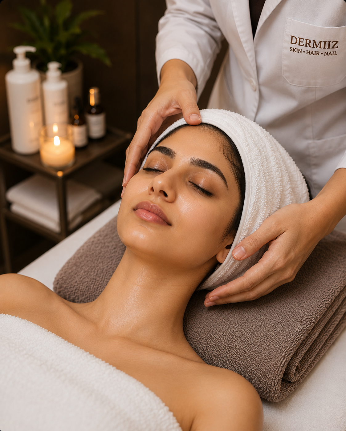 Relaxing dermatological treatment at Dermiiz