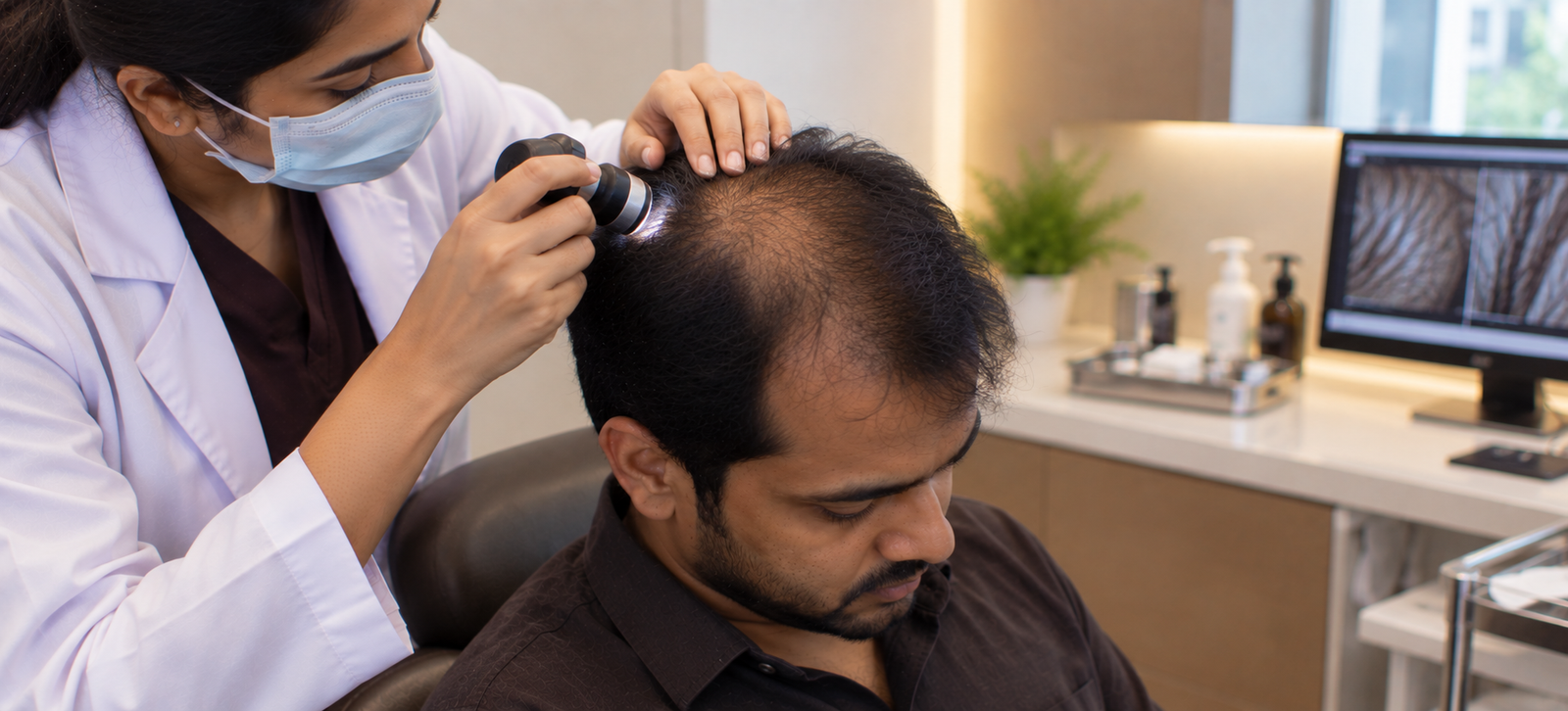 Alopecia / Hair Loss procedure at Dermiiz Clinic