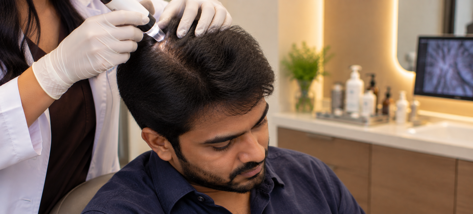 Dandruff & Scalp Treatment procedure at Dermiiz Clinic