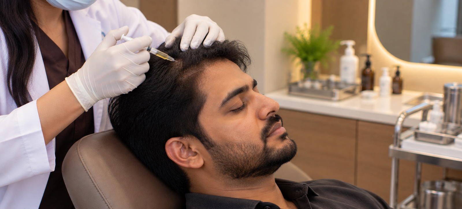 Mesotherapy for Hair procedure at Dermiiz Clinic